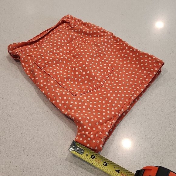 Cute orange and white polka dotted Splendid shorts - Picture 8 of 8